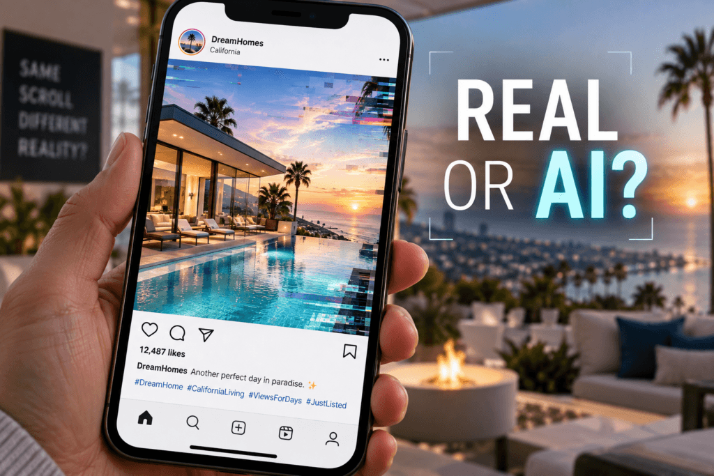 AI in real estate – real or AI-generated social media content